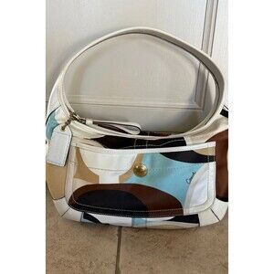 Coach scarf Ergo patchwork Hobo shoulder bag